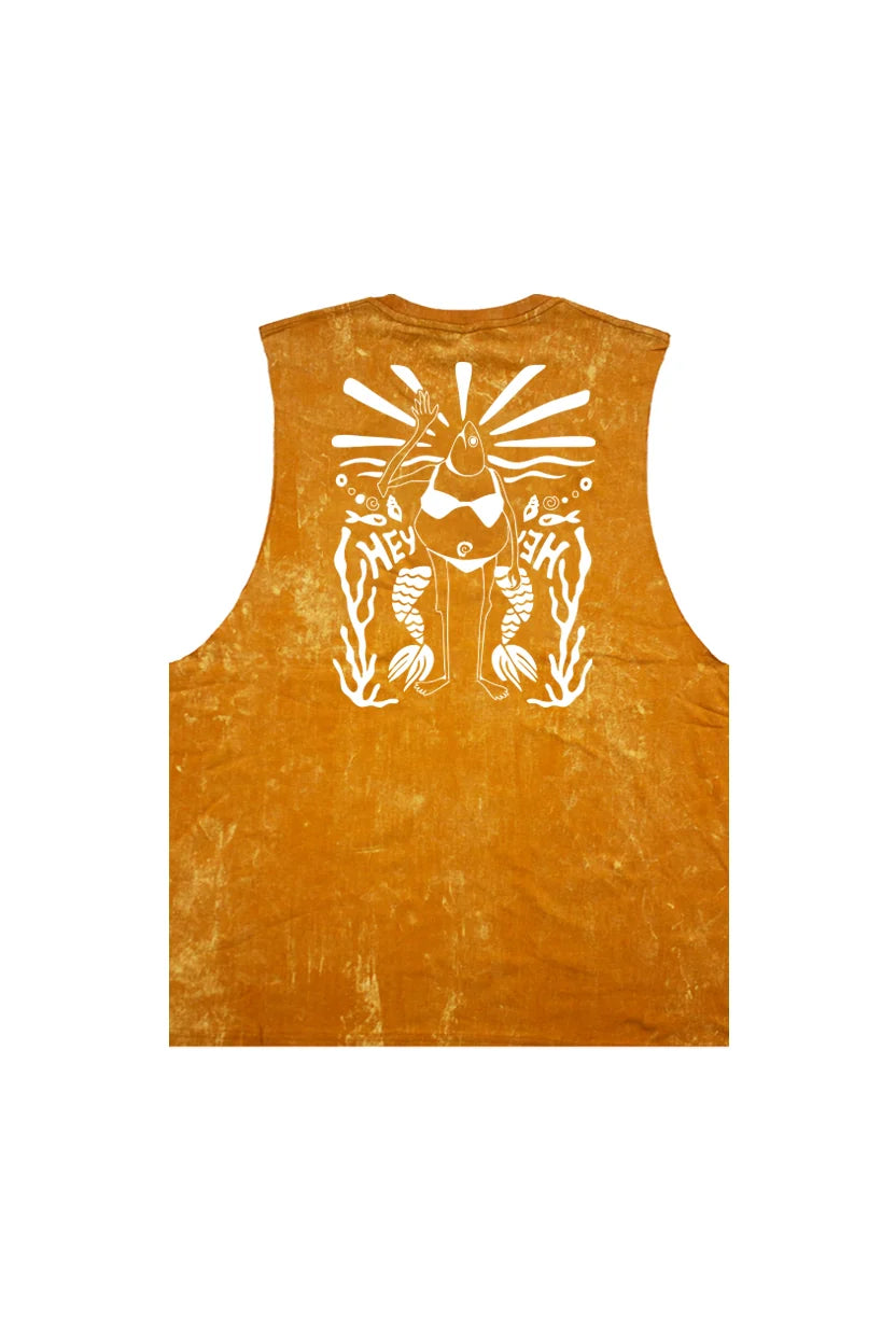 เสื้อกล้ามแขนกุด ผ้าคอตตอนฟอกขาว