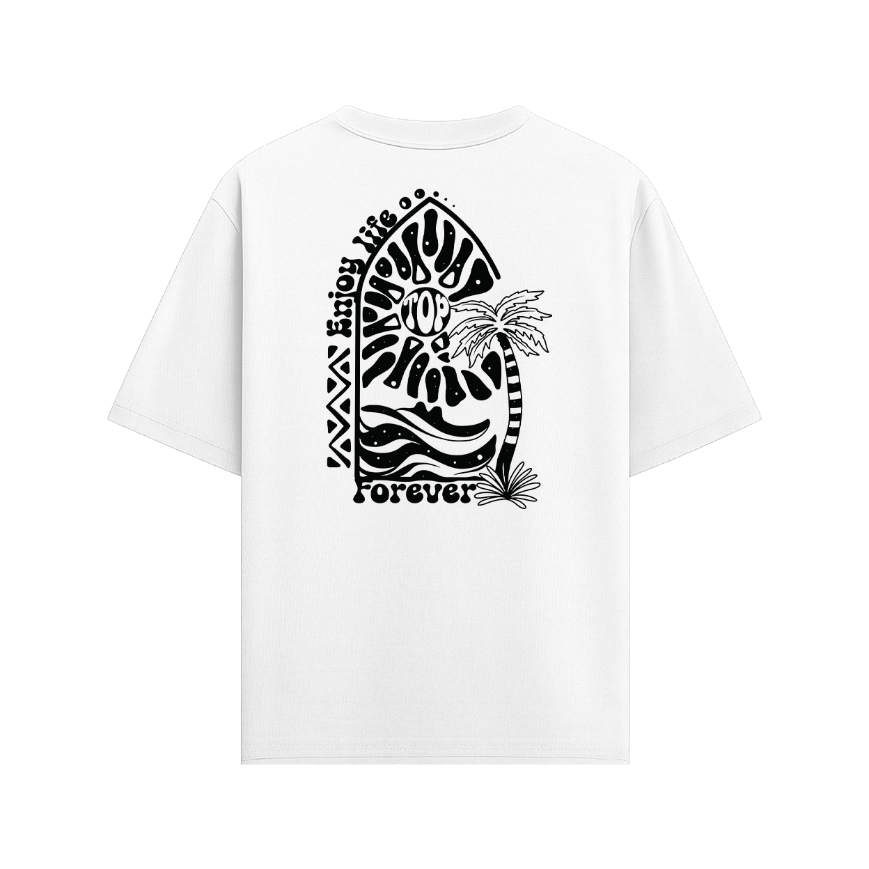 เสื้อยืดธรรมดา ผ้าคอตตอน พร้อมสกรีนลาย