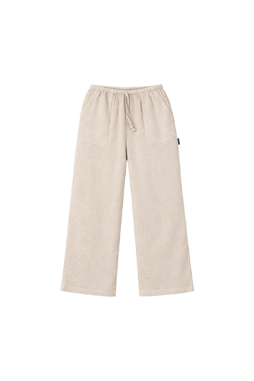 กางเกงขายาว ผู้หญิง ผ้าสาลู