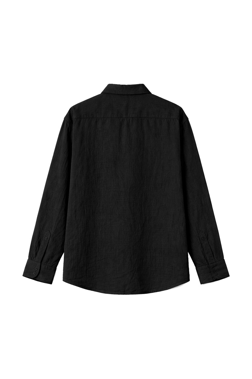 เสื้อเชิ้ตคอปก ผ้าสาลู