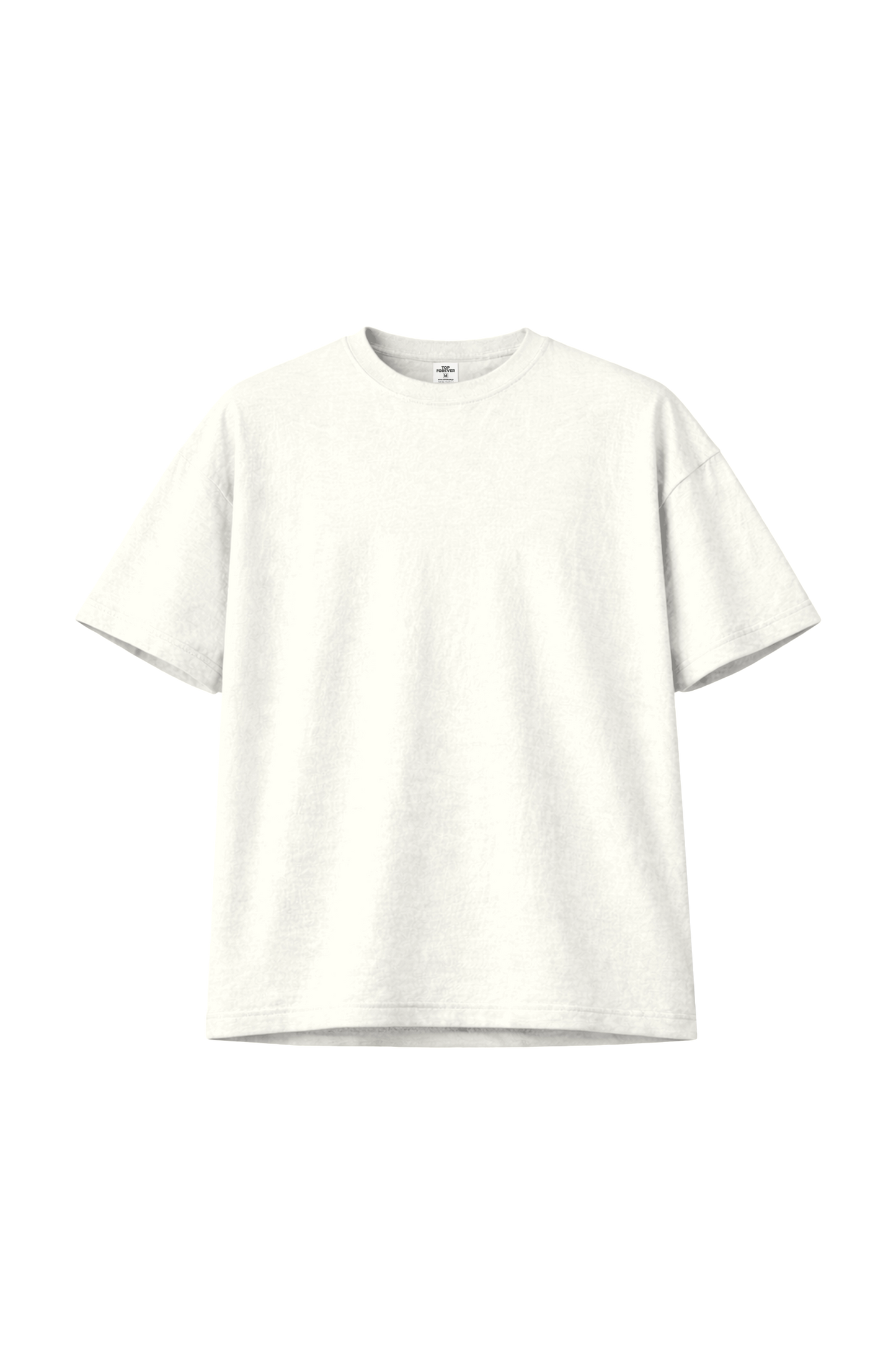 เสื้อยืดโอเวอร์ไซส์ สีพื้น ผ้าลินินผสมฝ้าย