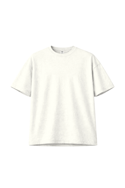 เสื้อยืดโอเวอร์ไซส์ สีพื้น ผ้าลินินผสมฝ้าย