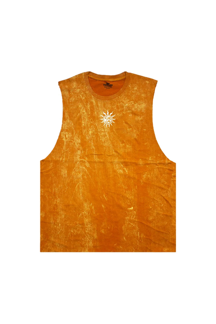 เสื้อกล้ามแขนกุด ผ้าคอตตอนฟอกขาว