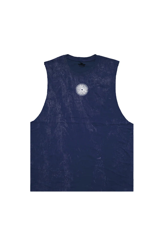 เสื้อกล้ามแขนกุด ผ้าคอตตอนฟอกขาว