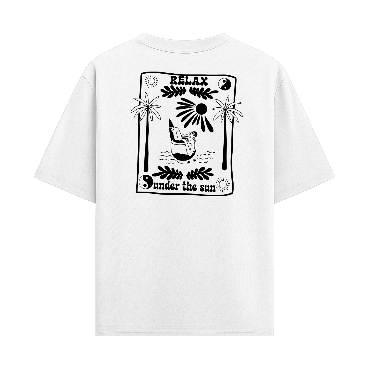 เสื้อยืดธรรมดา ผ้าคอตตอน พร้อมสกรีนลาย