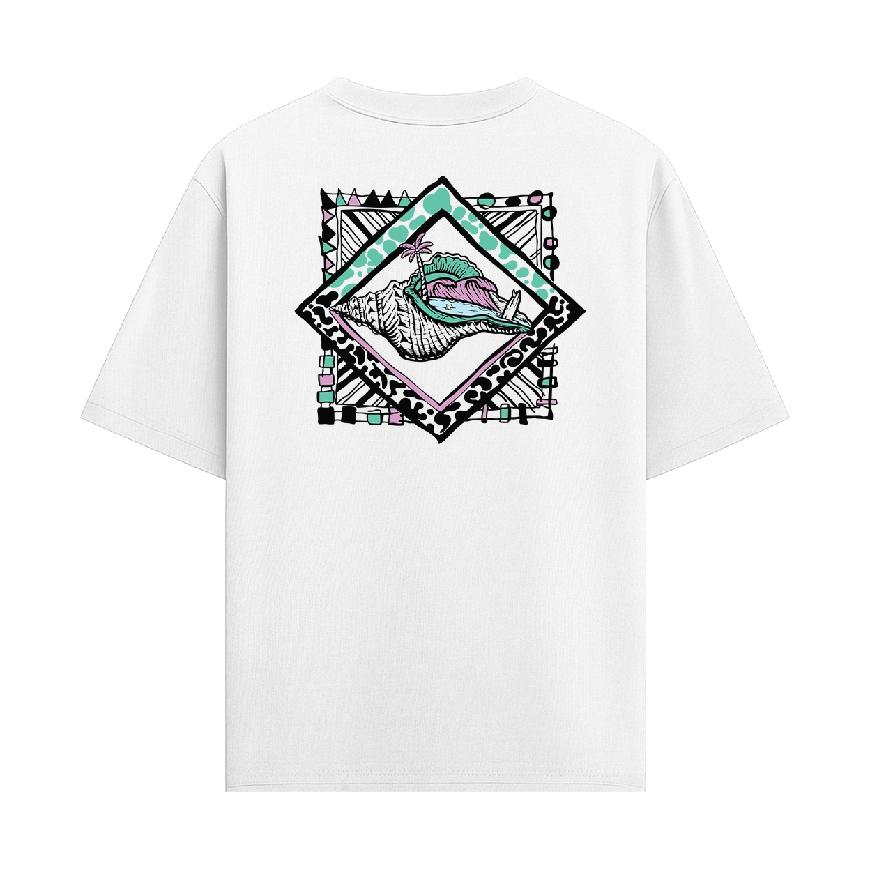 เสื้อยืดธรรมดา ผ้าคอตตอน สกรีนลาย