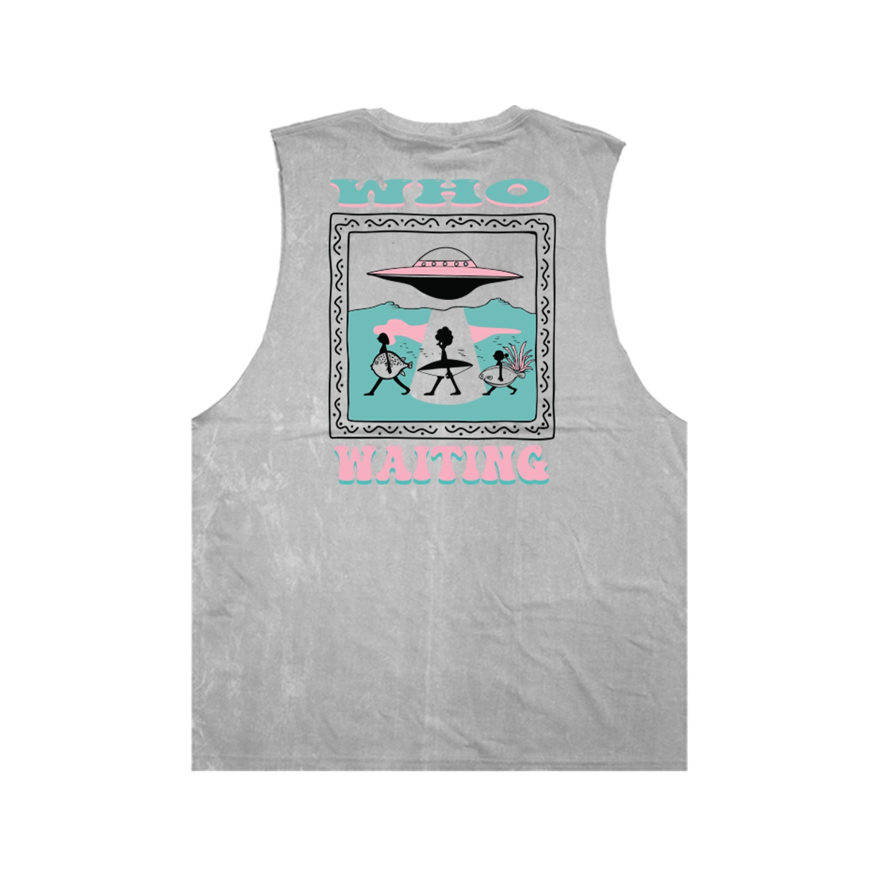 เสื้อกล้ามแขนกุด ผ้าคอตตอนฟอกขาว