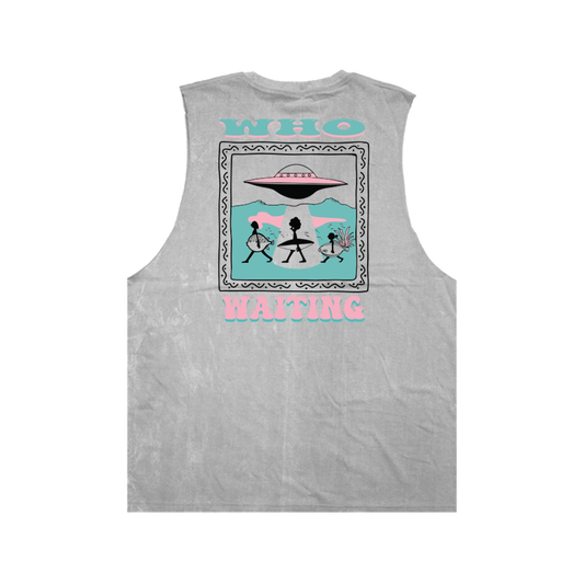 เสื้อกล้ามแขนกุด ผ้าคอตตอนฟอกขาว