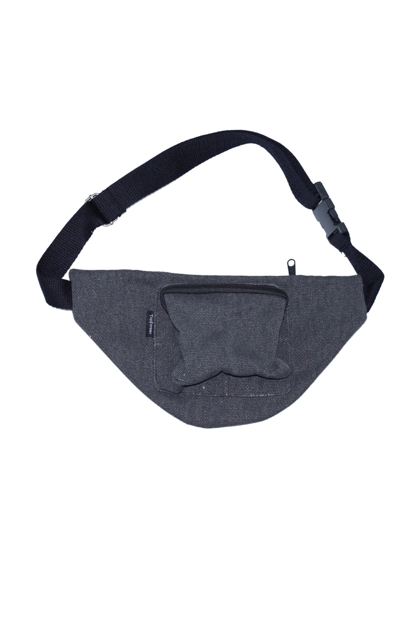 กระเป๋าคาดอก ผ้ากระสอบ