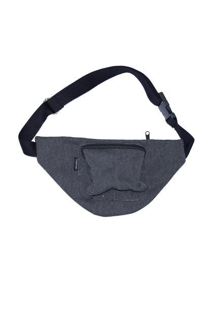 กระเป๋าคาดอก ผ้ากระสอบ