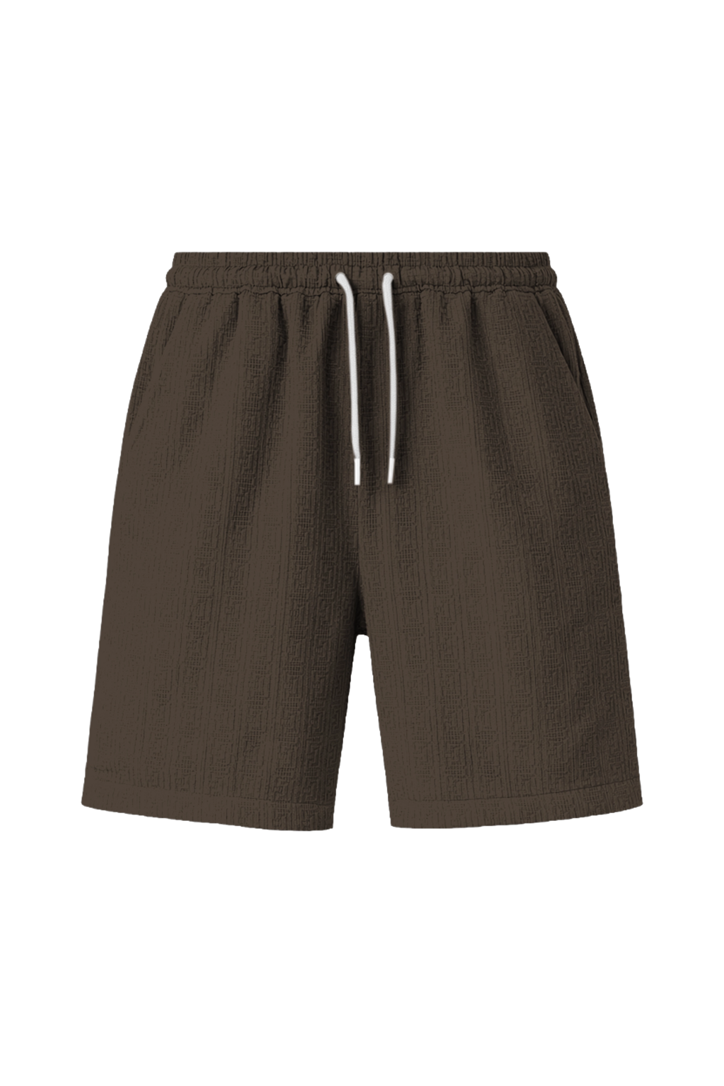 กางเกงขาสั้น ผู้ชาย ผ้าวิสโค้ท ลายเขาวงกต