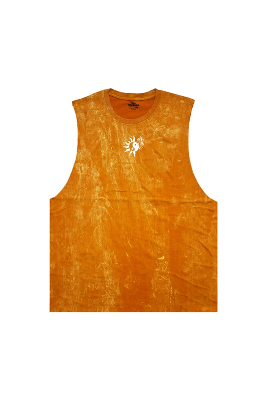 เสื้อกล้ามแขนกุด ผ้าคอตตอนฟอกขาว