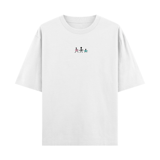 เสื้อยืดธรรมดา ผ้าคอตตอน สกรีนลาย