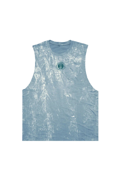 เสื้อกล้ามแขนกุด ผ้าคอตตอนฟอกขาว