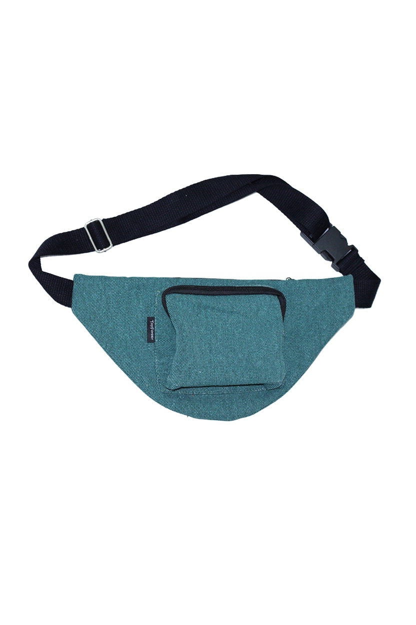 กระเป๋าคาดอก ผ้ากระสอบ