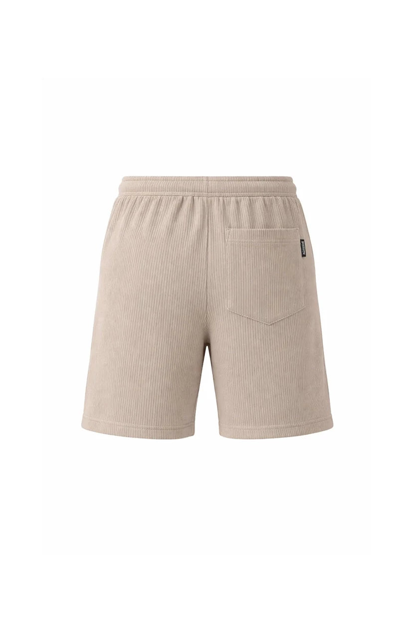 กางเกงขาสั้น ผู้ชาย ผ้าวิสโค้ท ลายเส้นตรง