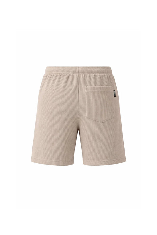 กางเกงขาสั้น ผู้ชาย ผ้าวิสโค้ท ลายเส้นตรง