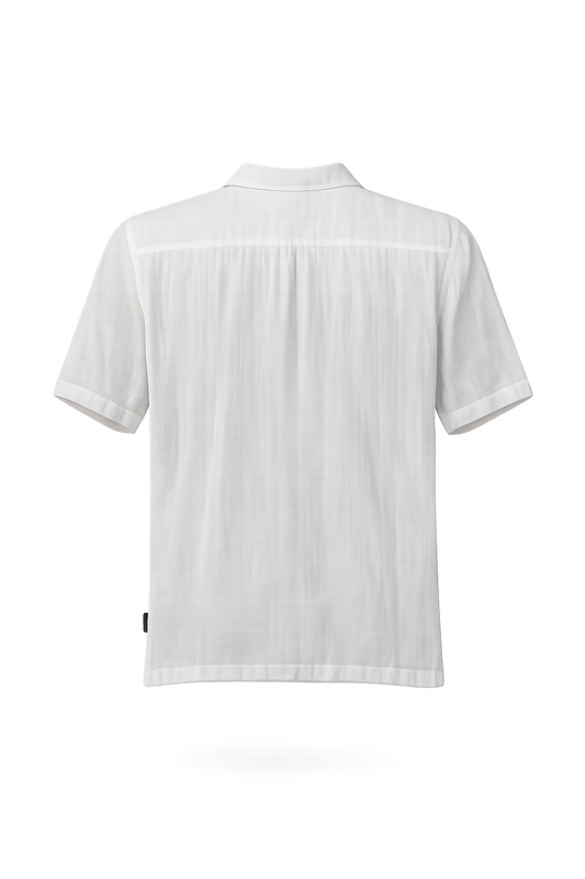 เสื้อเชิ้ตฮาวาย แขนสั้น ผ้าสาลู