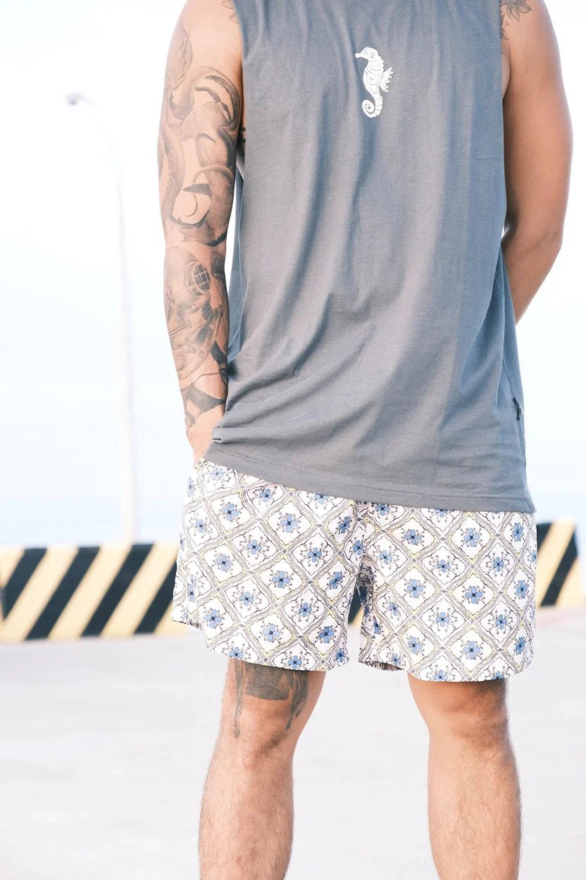 MEN'S SWIM TRUNKS PRINT - SUEAPHA