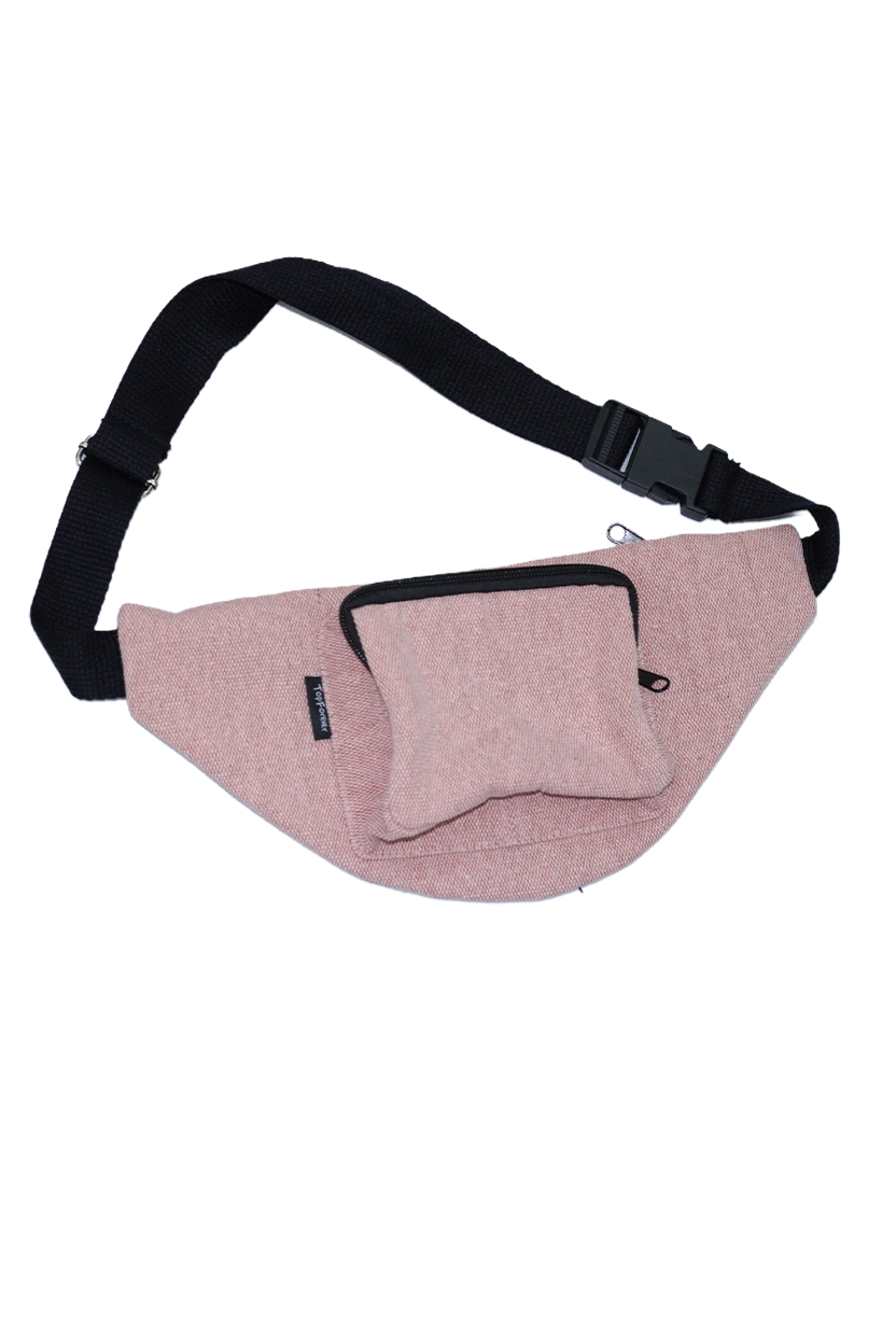 กระเป๋าคาดอก ผ้ากระสอบ