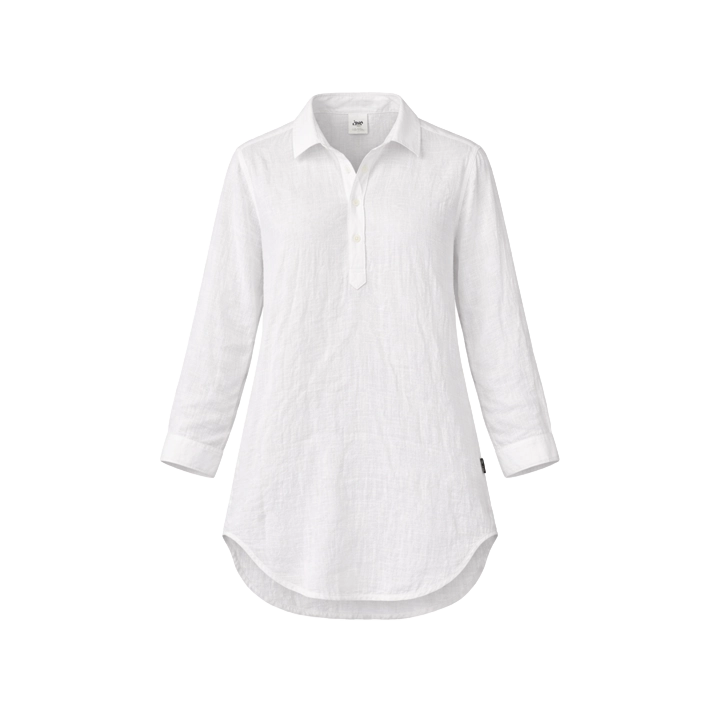 เสื้อเชิ้ตเดรส สำหรับผู้หญิง ผ้าสาลู