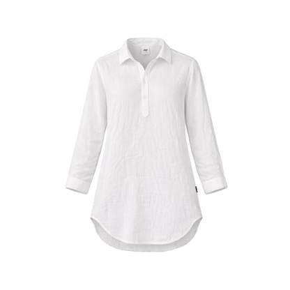 เสื้อเชิ้ตเดรส สำหรับผู้หญิง ผ้าสาลู